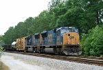 CSX 4730 & 4786 lead train Q410 past the signals at CP Java